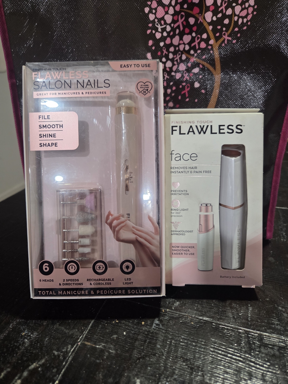 Finishing Touch Flawless Set...FACE & NAILS